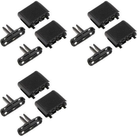 Kit de réparation de 6 clips de fixation pour la sortie d'aération centrale du tableau de bord de Toyota Prado LC150 (2010-2017) (1/5)