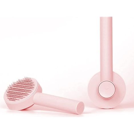Brosse pour animal de compagnie -Poils courts -Brosse pour chat - Poils longs - Brosse autonettoyante -Pour poils longs et courts.