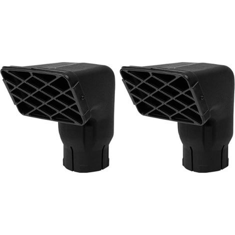 4X Tête de Coude de 3 Pouces pour La Prise D'Air de L'Air, Tête de Tuba Adaptée pour Landcruiser Vdj70 Série (1/2)