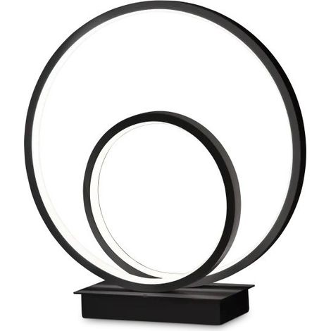 Ideal Lux OZ Lampe de table LED intégrée noire 4000K