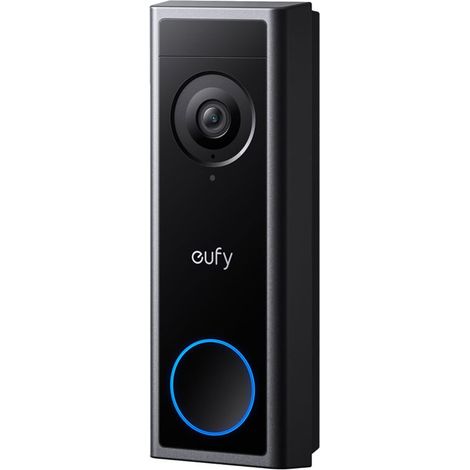 Eufy Videocitofono C30 nero 2K angolo di visione 169°