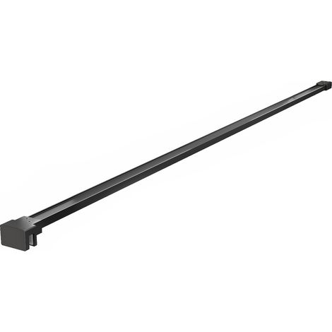 Mexen soporte recto para pared de ducha de 6-8 mm, negro - 800-01-70 (1/2)