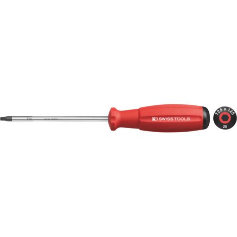 PB Swiss Tools Schraubendreher, für TX, TX25, Länge 225 mm, schwarz / rot