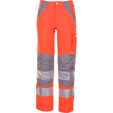 PLANAM Plaline Warnschutz Bundhose orange/zink 58 (1/5)