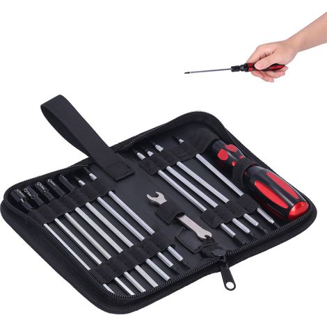 Sac à outils RC, tournevis et clé pour la réparation de voitures, avions et bateaux radiocommandés Traxxas (1/5)