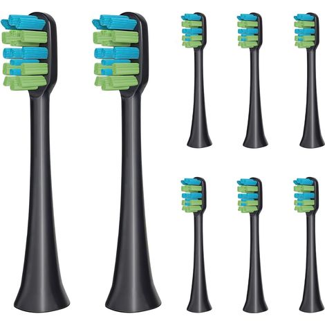 Replacement Toothbrush Heads for 7AM2M AM101/AM105 Electric Toothbrush with Lids (8 Pack) (1/5)