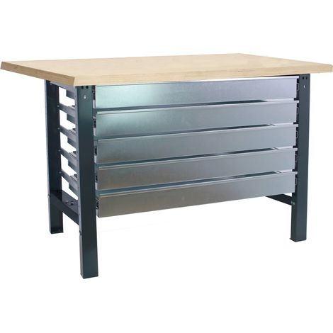 Simonrack Werkbank Anthrazit MDF 865 x 120 cm