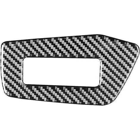 Autocollants en fibre de carbone pour panneau décoratif de commutateur de phares de voiture Audi A6 C8 2019-2023 - Accessoire intérieur (1/5)