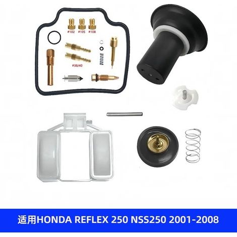 Kit de réparation de carburateur compatible avec HONDA REFLEX 250 NSS250 2001-2008