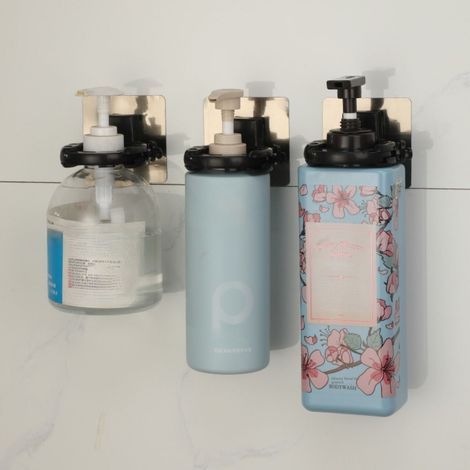 Etagere Salle De Bain - Porte-Shampooing Et Gel Douche - Etagere Murale Sans Perçage - Pour Salle De Bain Cuisine Et Buanderie - 1 Piece (1/5)