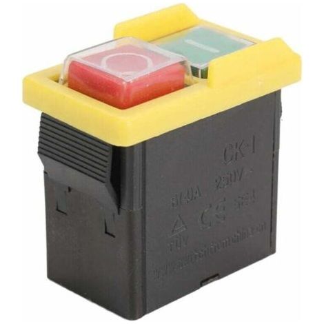 Interrupteur de sécurité universel anti-poussière CK1/250V 250 volts, interrupteur pour meuleuse, interrupteur électromagnétique (1/4)