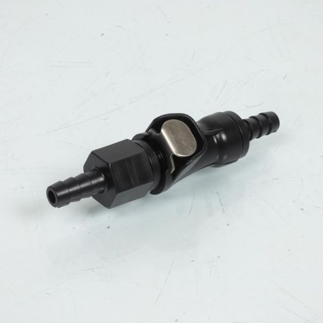 Schnellkupplung mit doppeltem Verschluss für Benzinschlauch 6mm (1/2)