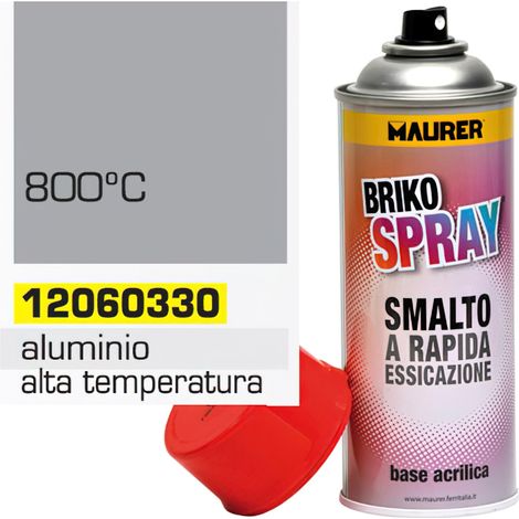 Sprühfarbe Hochtemperaturbeständiges Aluminium 400 ml.