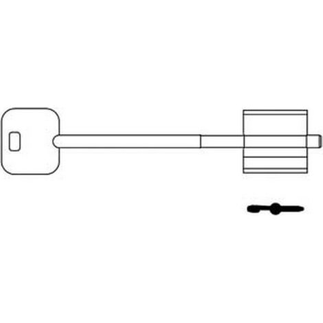 5PZ CHIAVI DOPPIA MAPPA CR 10B - mm.116