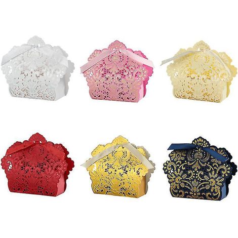 50 Stück Gastgeschenkboxen für Hochzeiten und Geburtstage (1/3)