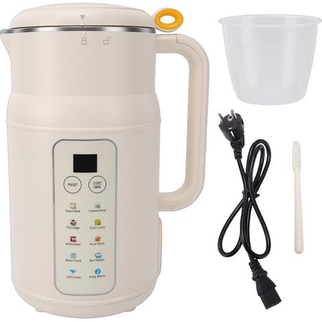 Machine à lait de noix 800 ml, blender étanche et silencieux, automatique, avec minuterie intelligente, prise UE 220 V. (1/5)