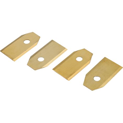 Lames de coupe-bordures en acier inoxydable plaqué titane, 30 pièces (1/5)