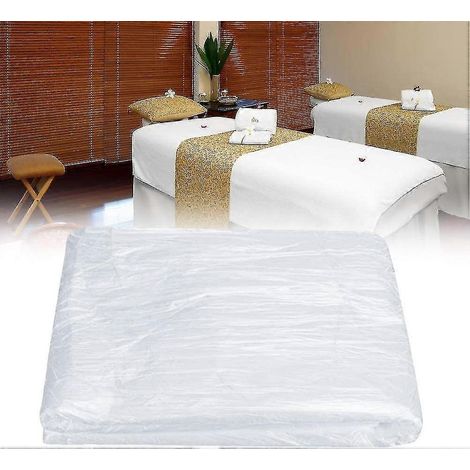 Lot de 100 draps jetables pour spa, housses de canapé de massage, draps cosmétiques, draps de massage (1/5)