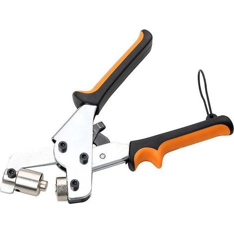 Kit d'outils pour œillets, kit d'œillets 3/8 pouce, pince presse (10,5 mm), machine à perforer manuelle avec 100 œillets argentés (1/5)