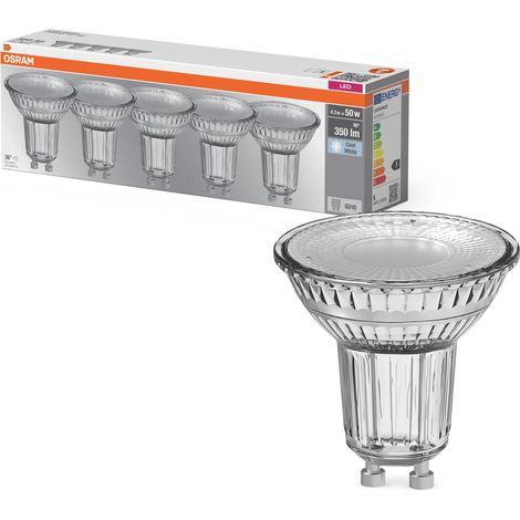 Spot LED Base PAR16 4,3 W 840, blanc froid 4 000 K, GU10, 36 °, 350 (1/5)