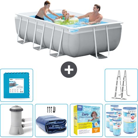 Intex Piscina Prism Frame Rectangular - 300x175x80 cm - 7-piezas  SCB36 (1/5)