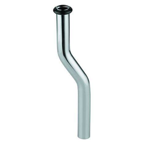 Grohe Urinal-Spülrohr 200x18mm Messing Kröpfung 30mm, Chrom