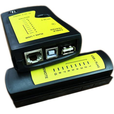 Testeur de câbles réseau RJ45 USB professionnel - Détecteur de réseau LAN - Outil de suivi de réseau (1/5)
