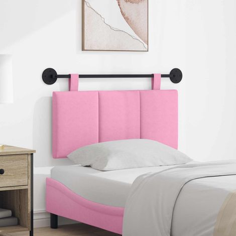 Hängendes Kopfteil Rosa Stoff (1/5)