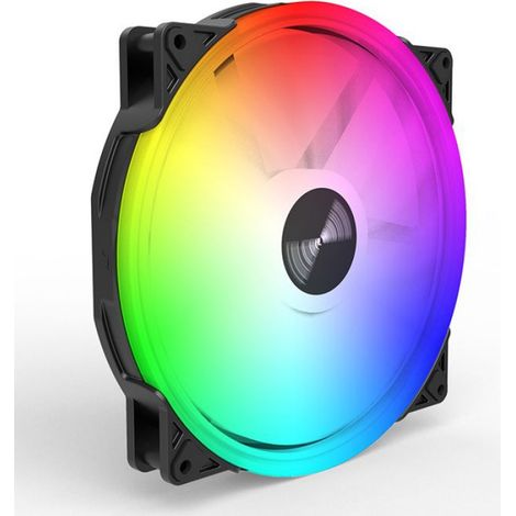 1 Ventilateur de boîtier 200mm, ARGB 5V, 3PIN, 28dBA, Refroidissement PC Gaming (1/5)