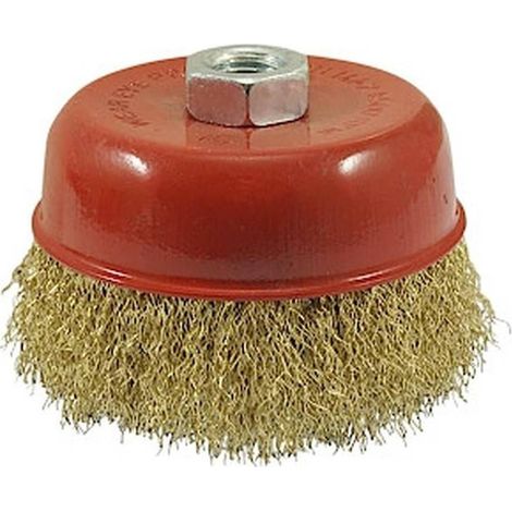 Brosse Rotative M14 100 mm - Acier - Norme Straight Cup - Idéale pour Finitions et Décapage - Résistance et précision - Beast