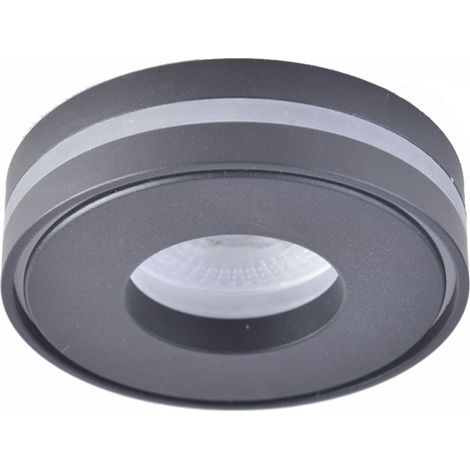 Plafonnier encastré Idun Noir 1xGU10