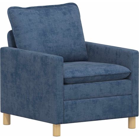 Canapé Bleu 76 x 81 x 87,5 cm Polyester vidaXL (1/5)