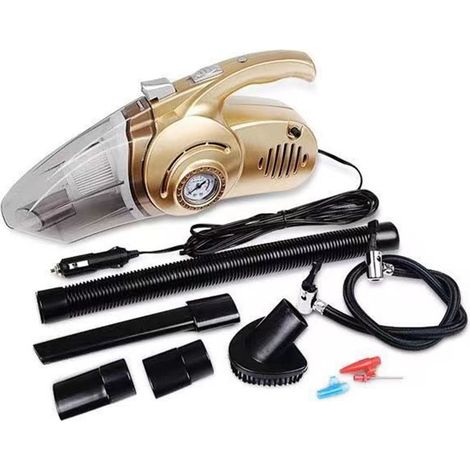 TRADE SHOP - Aspirapolvere Portatile 4in1 Multifunzione Per Auto Con Pompa Gonfiabile Compressore D'aria - (1/5)
