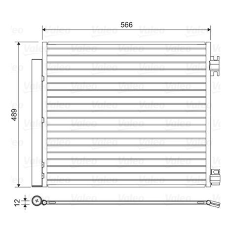 Condenseur, climatisation Valeo 822559 NISSAN 921004BE0A 921004EA0A 921005115R