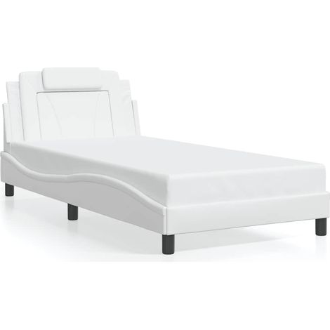 Maison Exclusive - Estructura de cama Viana sin colchón cuero sin (1/5)