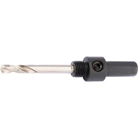 Arbre pour scie-cloche hexagonal avec foret pilote HSS pour scies-cloches 14-30 mm 7/16"