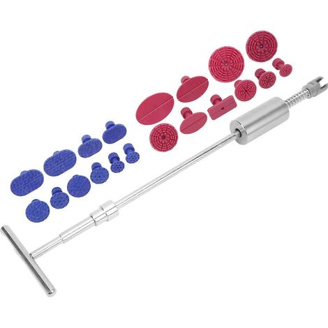 Kit de réparation de bosses pour voiture, extracteur en T réglable et universel pour moto, réfrigérateur et machine à laver. (1/5)