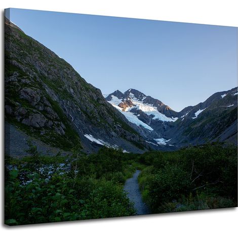 Leinwanddruck Natur Berglandschaft 100x80 cm