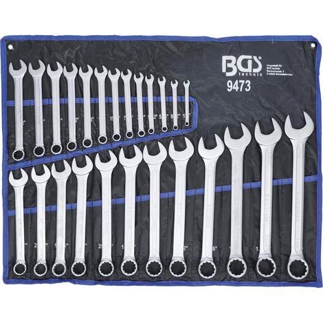 Cles mixtes cotes pouces, imperiales, us, sae, jeu de 25 cles bgs (1/3)