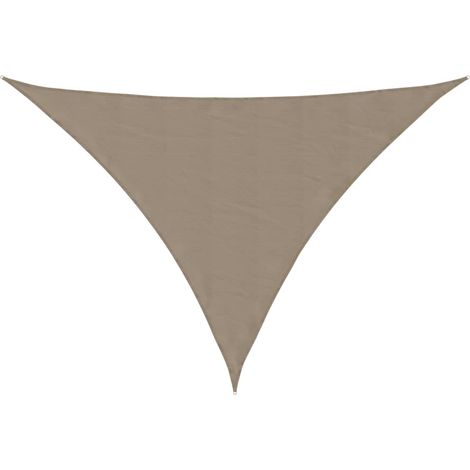 Maison Exclusive - Parasole a Vela Oxford Triangolare 3x4x5 m Grigio Talpa
