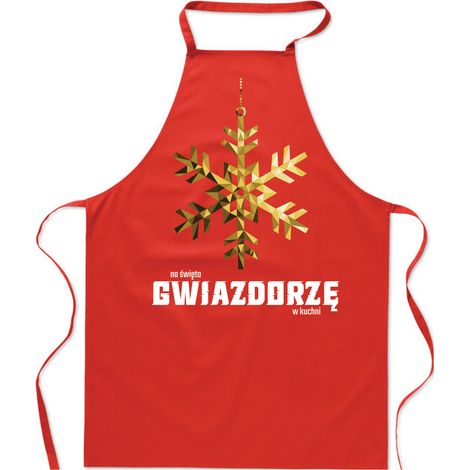 Küchenschürze mit lustigem Aufdruck für Weihnachten – ich werde ein Weihnachtsgeschenk in der Küche basteln. (1/4)