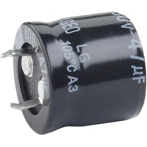 Thomsen Condensateur électrolytique Snap-In 10 mm 47 µF 400 V/DC 20 % (Ø x H) 20 mm x 30 mm 1 pc(s) (1/4)