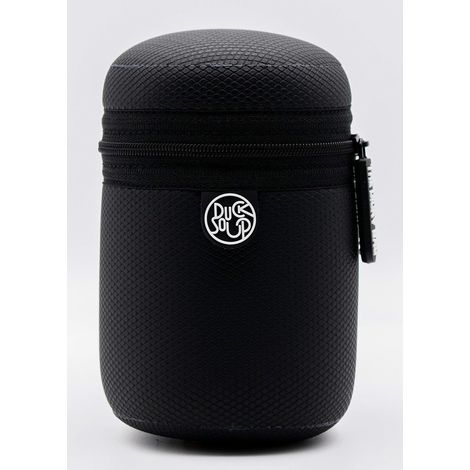 Petit porte-sacs à déjections canines en néoprène noir Neo Skin, résistant aux odeurs et portable-AquaForge