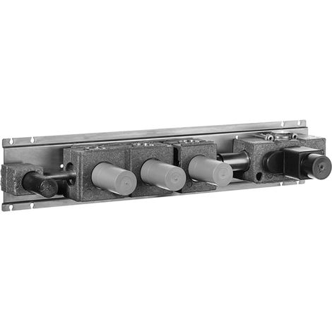 Rubinetteria Fantini 1900D213A Corpo Incasso Termostatico Orizzontale Milano, Grigio