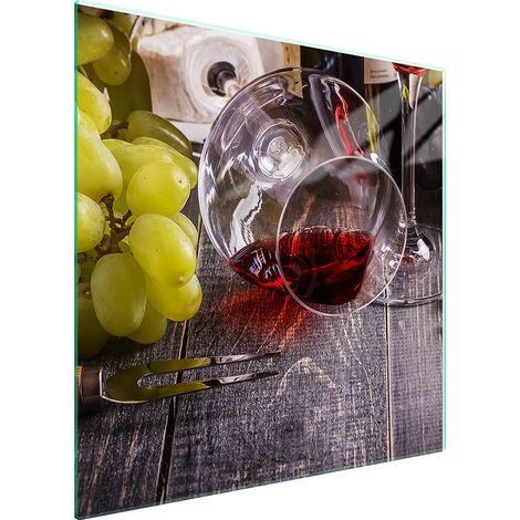 PLACA PROTECTORA DE VIDRIO PARA ESTUFA 50x52 VINO (1/5)