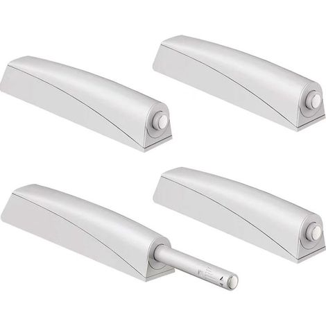 Push to Open Aimant Porte Placard Jiayi 4 Pièces Loquet Magnetique Push Open Poussoir Placard Fermeture Magnétiques pour Armoire Systeme Push to Open Amortisseur Tiroir (1/5)