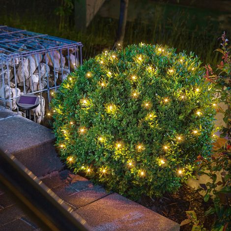 esotec Solar Lichterkette mit 60 warmweißen LEDs 6 Meter wetterfest 102168 (1/5)