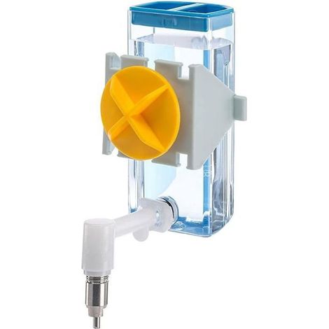 Ecleanfy - Grande fontaine à eau pour lapins, fontaine à eau en bouteille, convient aux lapins et autres petits animaux, capacité de 600 cc. (1/4)