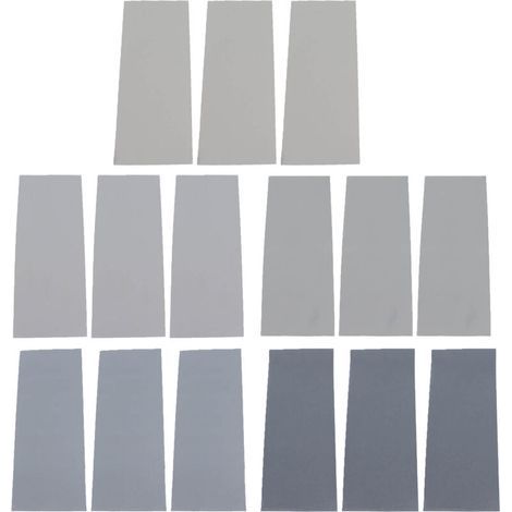 15-teiliges Schleifpapier-Set, Sortiment an Siliziumkarbid-Schleifpapier in den Körnungen 2000, 3000, 5000, 7000 und 10000 für Kfz-Bastelarbeiten (1/5)