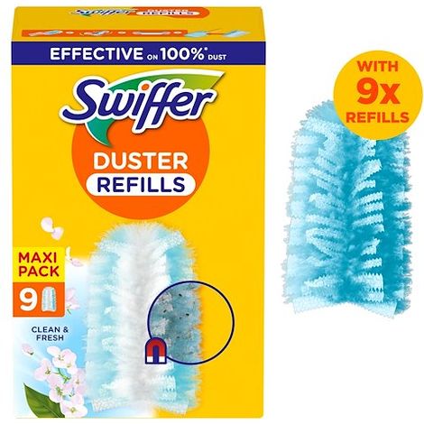 Recharges plumeaux Swiffer Febreze - Boîte de 9 (1/5)